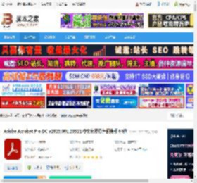 Acrobat DC2025免安装下载 Adobe Acrobat Pro DC v2025.001.20521 中文免费绿色便携版 64位 下载-脚本之家